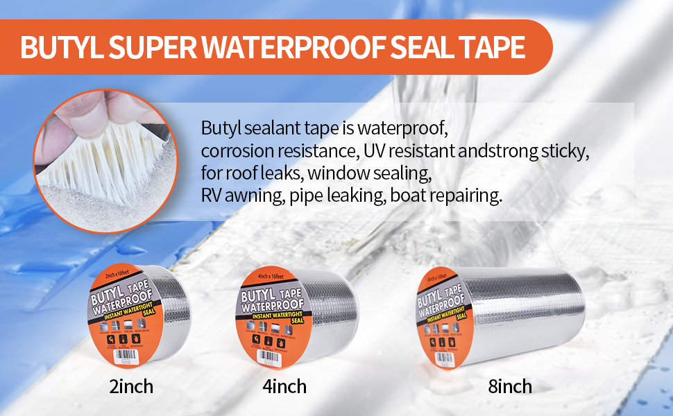 RV Sealant Tape, Roof Patch Repair Tape, Waterproof Leak Tape for RV p –